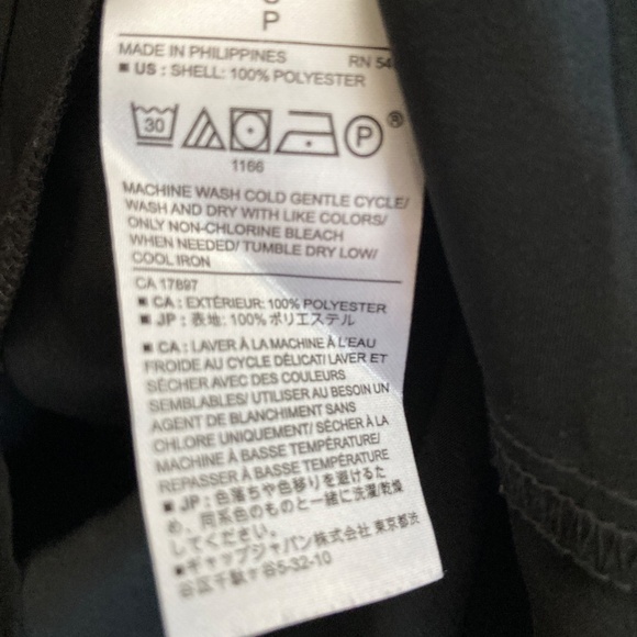 **SOLD**Banana Republic Black Long Sleeve Blouse with Ruffle Detail - Picture 4 of 4